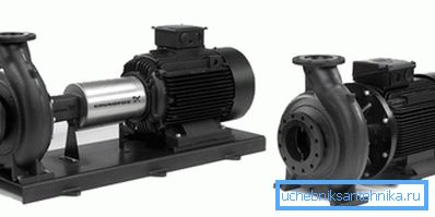 Unités avec un rotor sec. Unités avec un rotor sec.