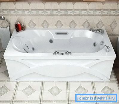 Bain acrylique avec hydromassage Bain acrylique avec hydromassage