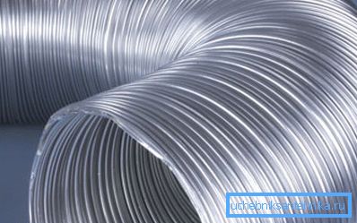 Tube ondulé en aluminium