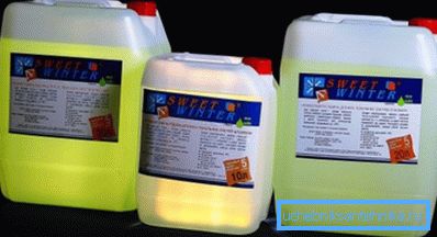 Antigel dans des conteneurs standard Antigel dans des conteneurs standard