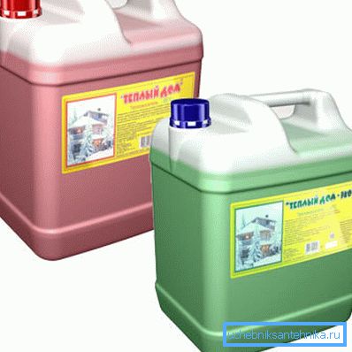 Antigel pour systèmes de chauffage. Antigel pour systèmes de chauffage.