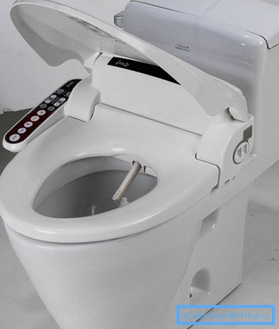 Tampon de bidet automatisé sur les toilettes Tampon de bidet automatisé sur les toilettes