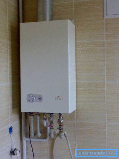 Chauffage indépendant dans l'appartement.