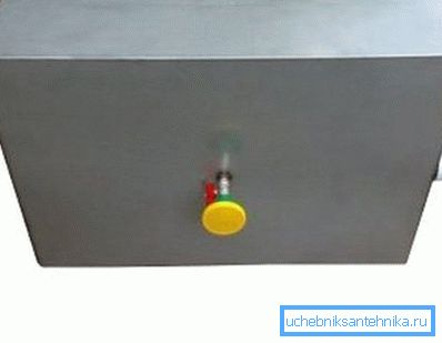 Réservoir de douche en acier inoxydable chauffé de 100 litres