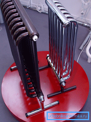 Batteries de tubes en acier