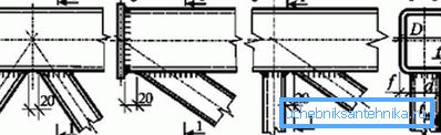 Buses en treillis: a) réseau triangulaire; b) grille de support; c) réseau diagonal Buses en treillis: a) réseau triangulaire; b) grille de support; c) réseau diagonal