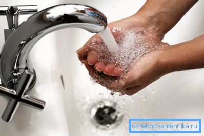 Fonctionnement ininterrompu du lavabo Fonctionnement ininterrompu du lavabo