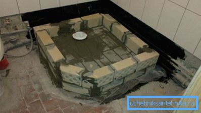 Béton et brique - matériaux de salle de bain traditionnels