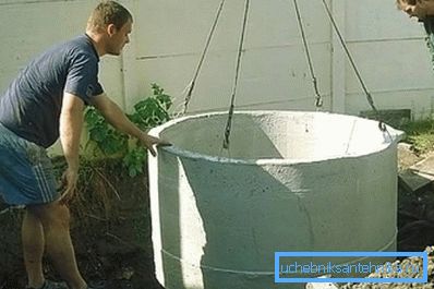 Anneaux de béton pour fosse septique