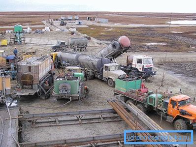 Le plus souvent, cependant, ce sont précisément les puits de l'industrie pétrolière et gazière qui doivent être cimentés. bien cimenter
