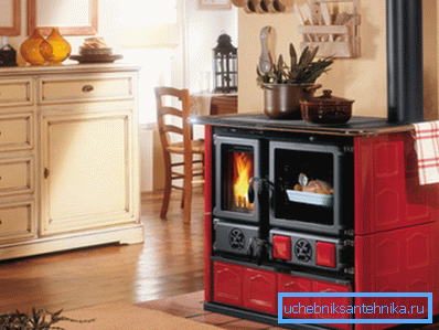 Four de chauffage et de cuisson en fonte