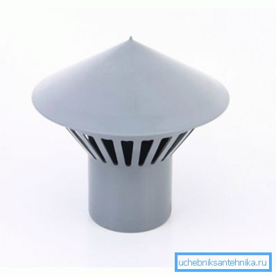 Le déflecteur est inséré dans l'égout en cloche. Le déflecteur est inséré dans l'égout en cloche.