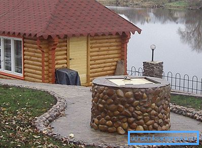 Maison en rondins de bois pour le puits - une excellente solution décorative Maison en rondins de bois pour le puits - une excellente solution décorative