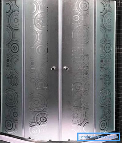 Ecran plastique décoratif pour cabine de douche 90х90