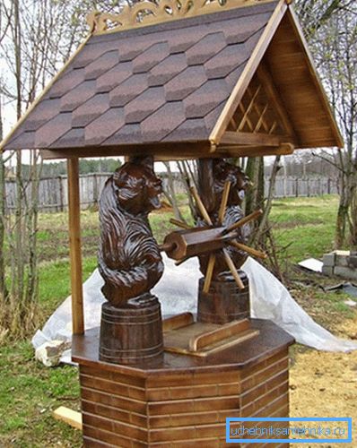 Puits en bois