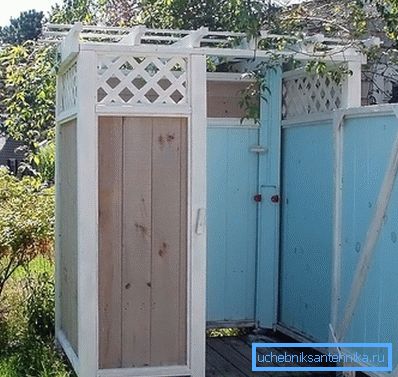 Douche d'été en bois Douche d'été en bois