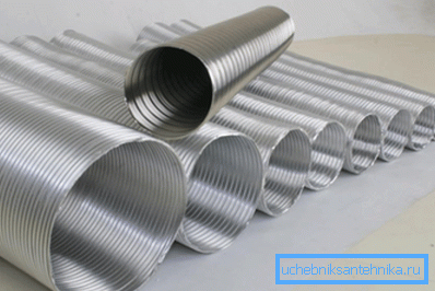 Diamètres des conduits inoxydables Diamètres des conduits inoxydables