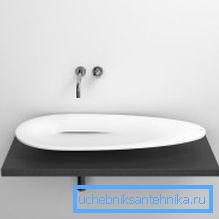 Lavabo design sans trou pour robinet Lavabo design sans trou pour robinet