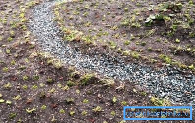 Le drainage peut être aménagé avec des cailloux. Le drainage peut être aménagé avec des cailloux.