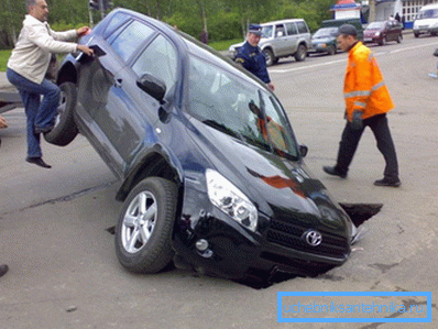 Accident de la route dû aux services publics