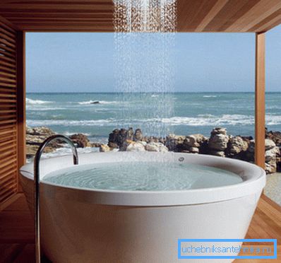 Douche pour le bain d'origine. Douche pour le bain d'origine.