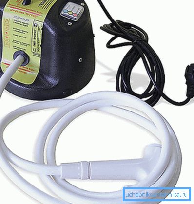Chauffage de douche - la solution idéale pour un site de pays Chauffage de douche - la solution idéale pour un site de pays