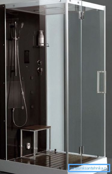 Cabine de douche 1100 x 1100 mm avec fonction vapeur Cabine de douche 1100 x 1100 mm avec fonction vapeur