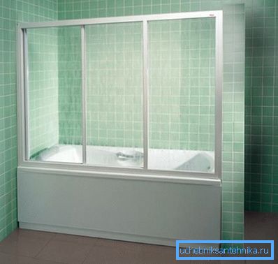 Rideau de douche pour bain en plastique transparent Rideau de douche pour bain en plastique transparent