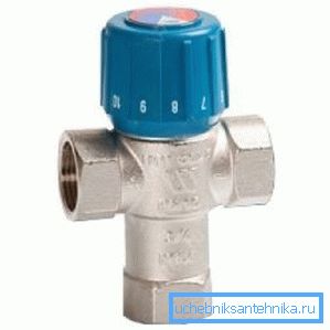 Mitigeur thermostatique à deux voies (ne pas confondre - ceci n'est pas un mélangeur thermique pour un sol chaud) Mitigeur thermostatique à deux voies (ne pas confondre - ceci n'est pas un mélangeur thermique pour un sol chaud)