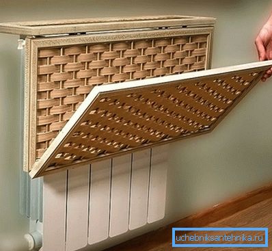 Écran pour décorer le radiateur Écran pour décorer le radiateur