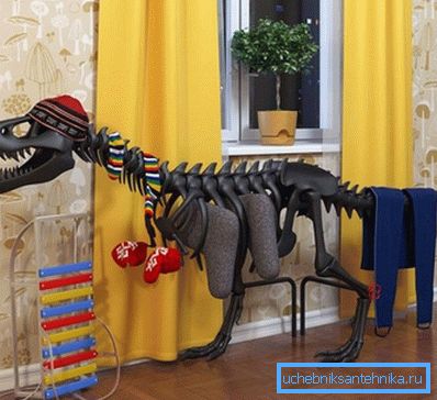 Radiateur décoratif électrique en forme de dinosaure