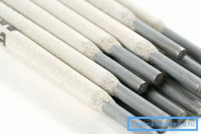 Electrodes pour travailler avec l'acier inoxydable Electrodes pour travailler avec l'acier inoxydable