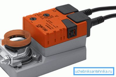 Volet de ventilation électrique sans ressort de rappel. Volet de ventilation électrique sans ressort de rappel.