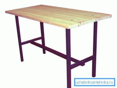 Table élémentaire faite de tuyaux en forme faites-le vous-même Table élémentaire faite de tuyaux en forme faites-le vous-même