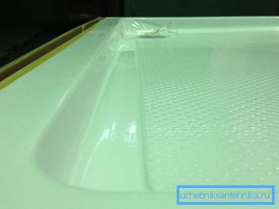 Receveur de douche en acier émaillé