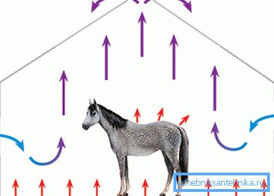 Ventilation naturelle dans l'étable aux dépens des animaux eux-mêmes Ventilation naturelle dans l'étable aux dépens des animaux eux-mêmes