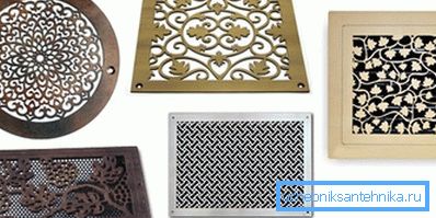 Échantillons de grille de ventilation esthétique Échantillons de grille de ventilation esthétique