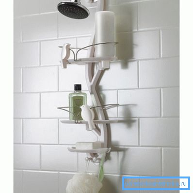 Organisateur de douche esthétique Organisateur de douche esthétique