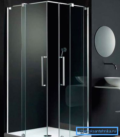 Angle de douche transparent esthétique 90 90 cm Angle de douche transparent esthétique 90 90 cm