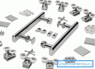 Photos d'accessoires pour cabines de douche Photos d'accessoires pour cabines de douche