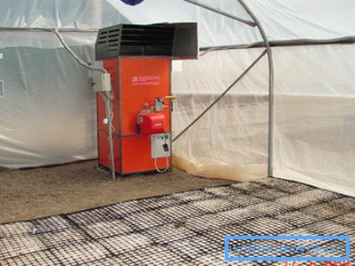 Chauffage au gaz pour la serre d'hiver Chauffage au gaz pour la serre d'hiver