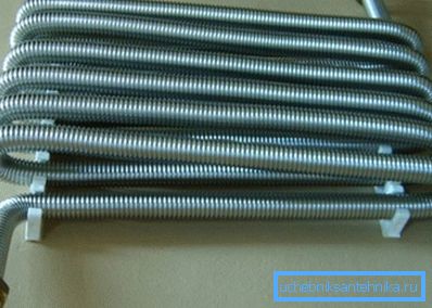 Tuyau ondulé en acier inoxydable pour le chauffage Tuyau ondulé en acier inoxydable pour le chauffage