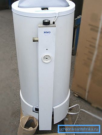 Prêt à installer un chauffe-eau à gaz.