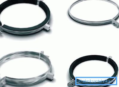 Pinces pour la fixation de tubes ronds. Pinces pour la fixation de tubes ronds.