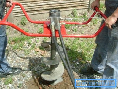 Utiliser une tarière avec rinçage Utiliser une tarière avec rinçage