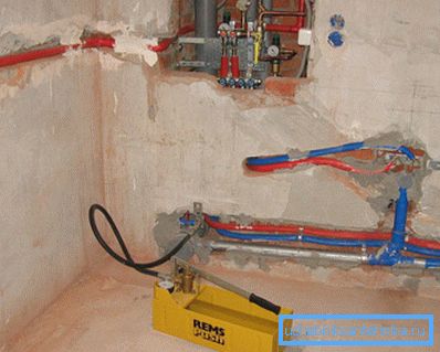 Essai de systèmes de chauffage dans une maison privée Essai de systèmes de chauffage dans une maison privée