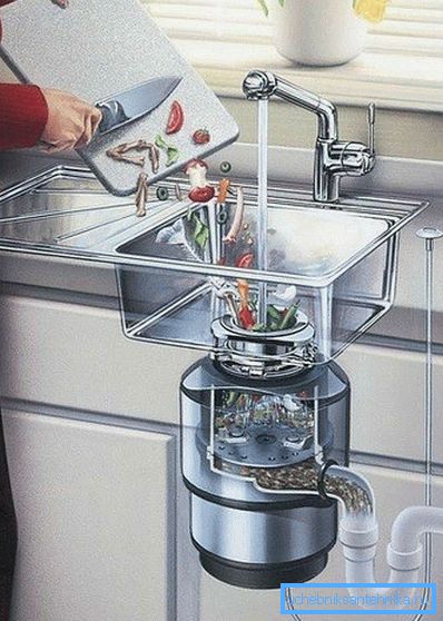 La déchiqueteuse pour l'évier de la cuisine éliminera le gaspillage de nourriture