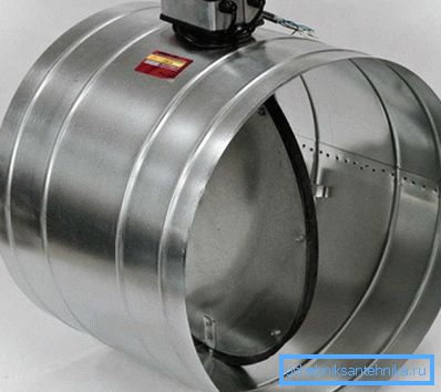Valve motorisée pour ventilation métallique Valve motorisée pour ventilation métallique