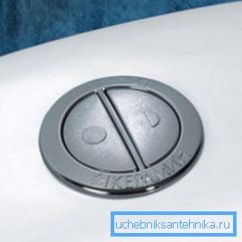 Le bouton de chasse d'eau des toilettes est une partie du système tellement familier qu'il ne fait même pas attention Le bouton de chasse d'eau des toilettes est une partie du système tellement familier qu'il ne fait même pas attention