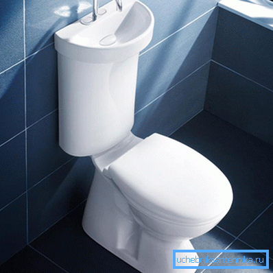 Compact avec lavabo intégré. Compact avec lavabo intégré.